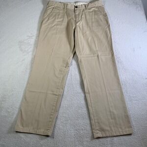 Life Khaki Pants Mens 36x30 Beige Chino Straight Canvas Casual Workwear Business